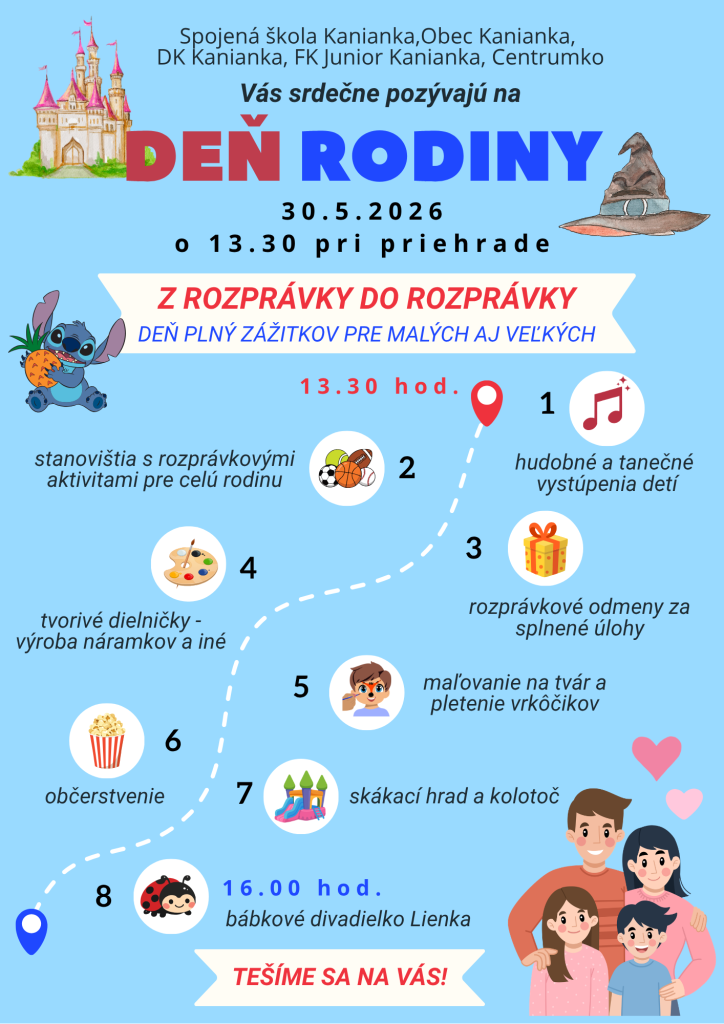 plagát - Deň rodiny 30.04.2026